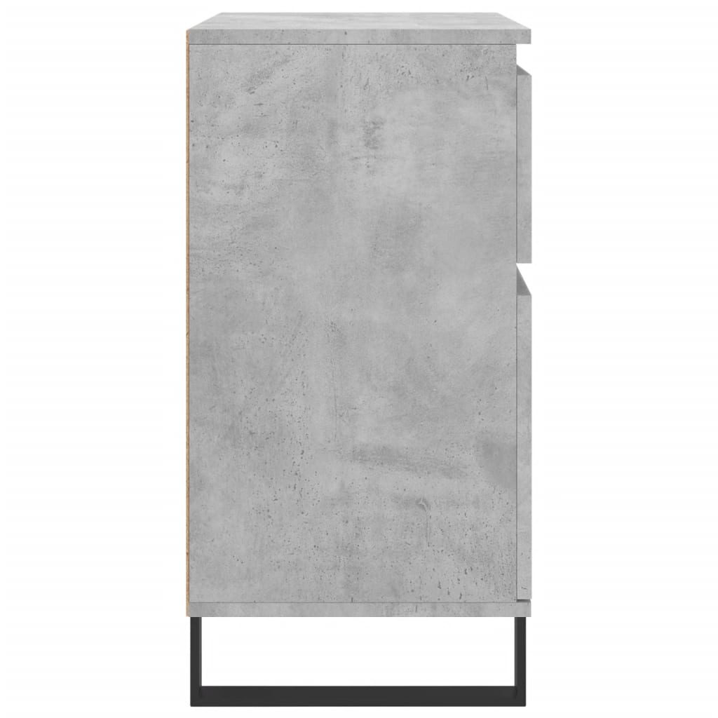 Sideboard Concrete Grey 60x35x70 cm Engineered Wood