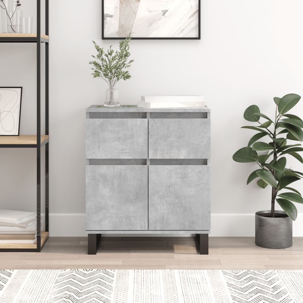 Sideboard Concrete Grey 60x35x70 cm Engineered Wood