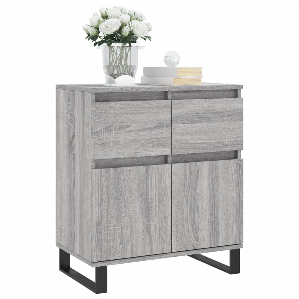 Sideboard Grey Sonoma 60x35x70 cm Engineered Wood