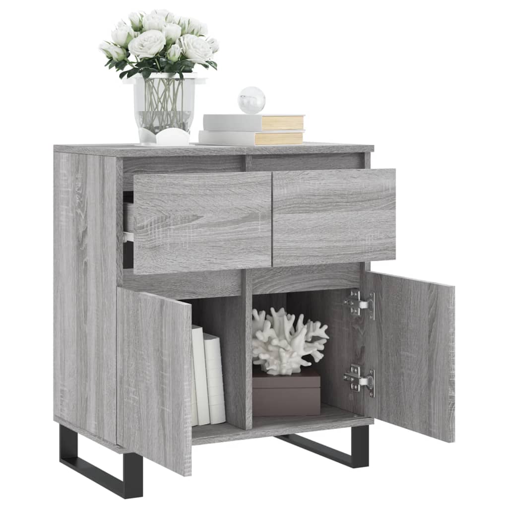Sideboard Grey Sonoma 60x35x70 cm Engineered Wood