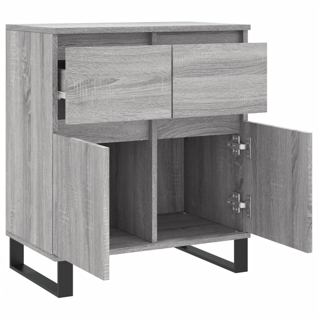 Sideboard Grey Sonoma 60x35x70 cm Engineered Wood