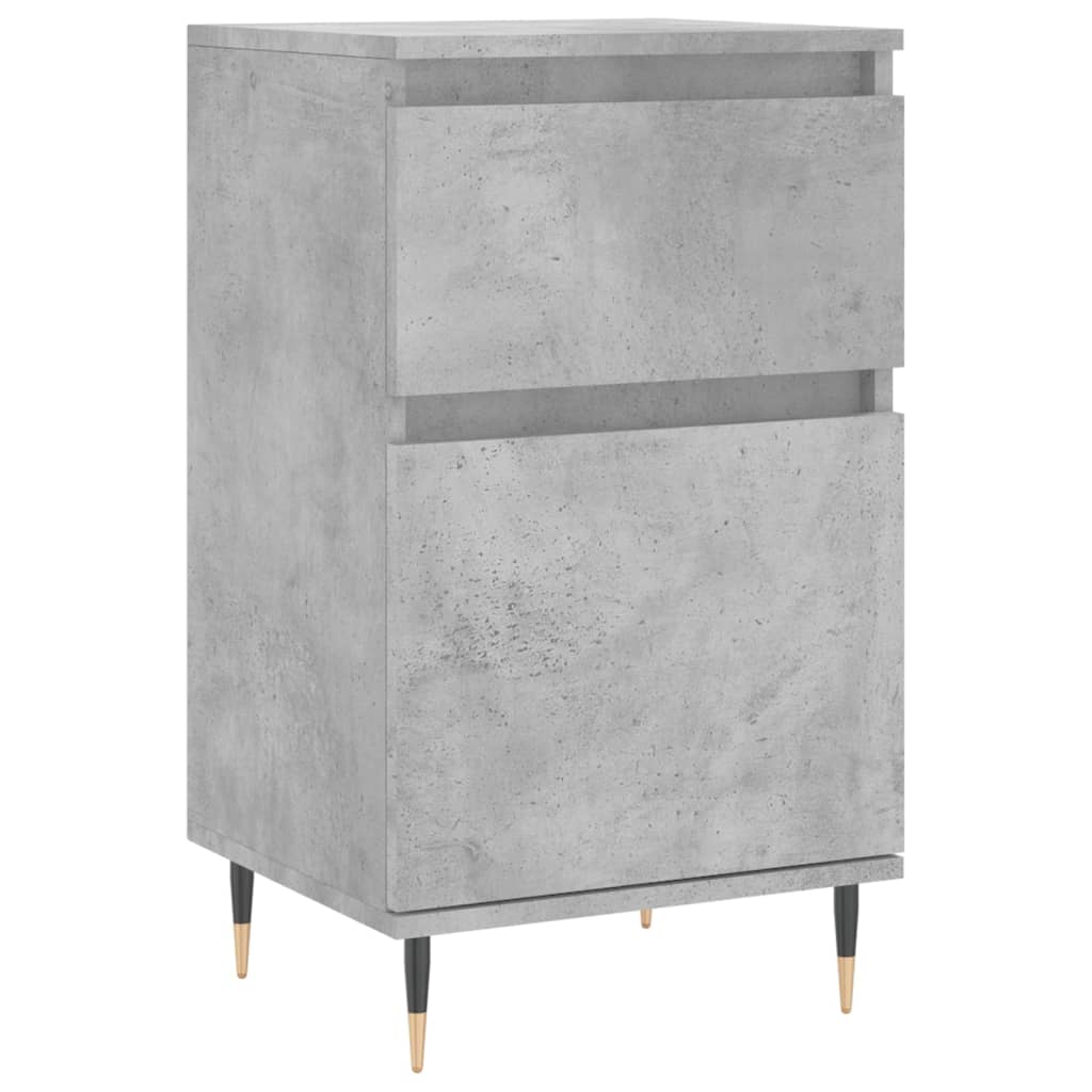 Sideboards 2 pcs Concrete Grey 40x35x70 cm Engineered Wood