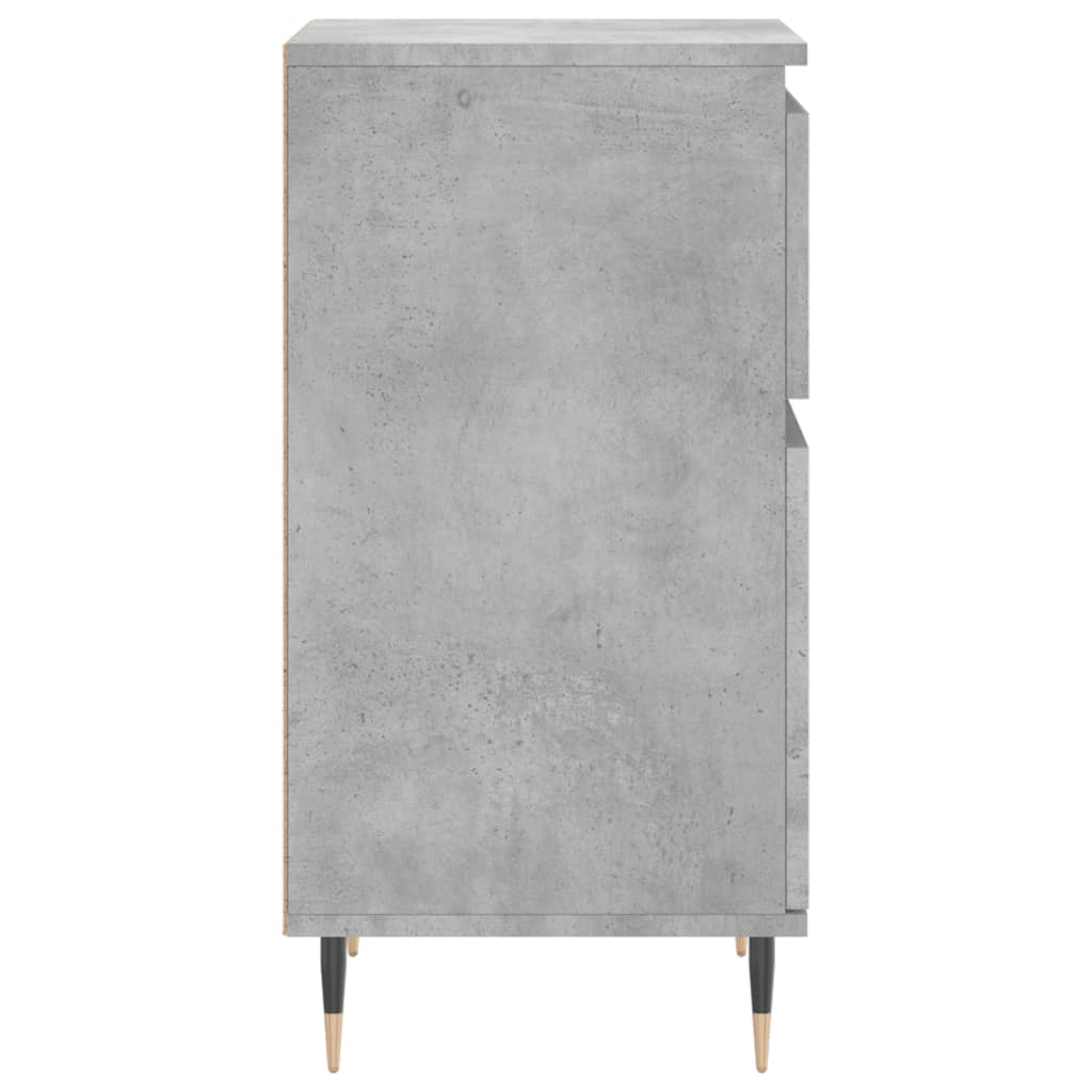 Sideboards 2 pcs Concrete Grey 40x35x70 cm Engineered Wood