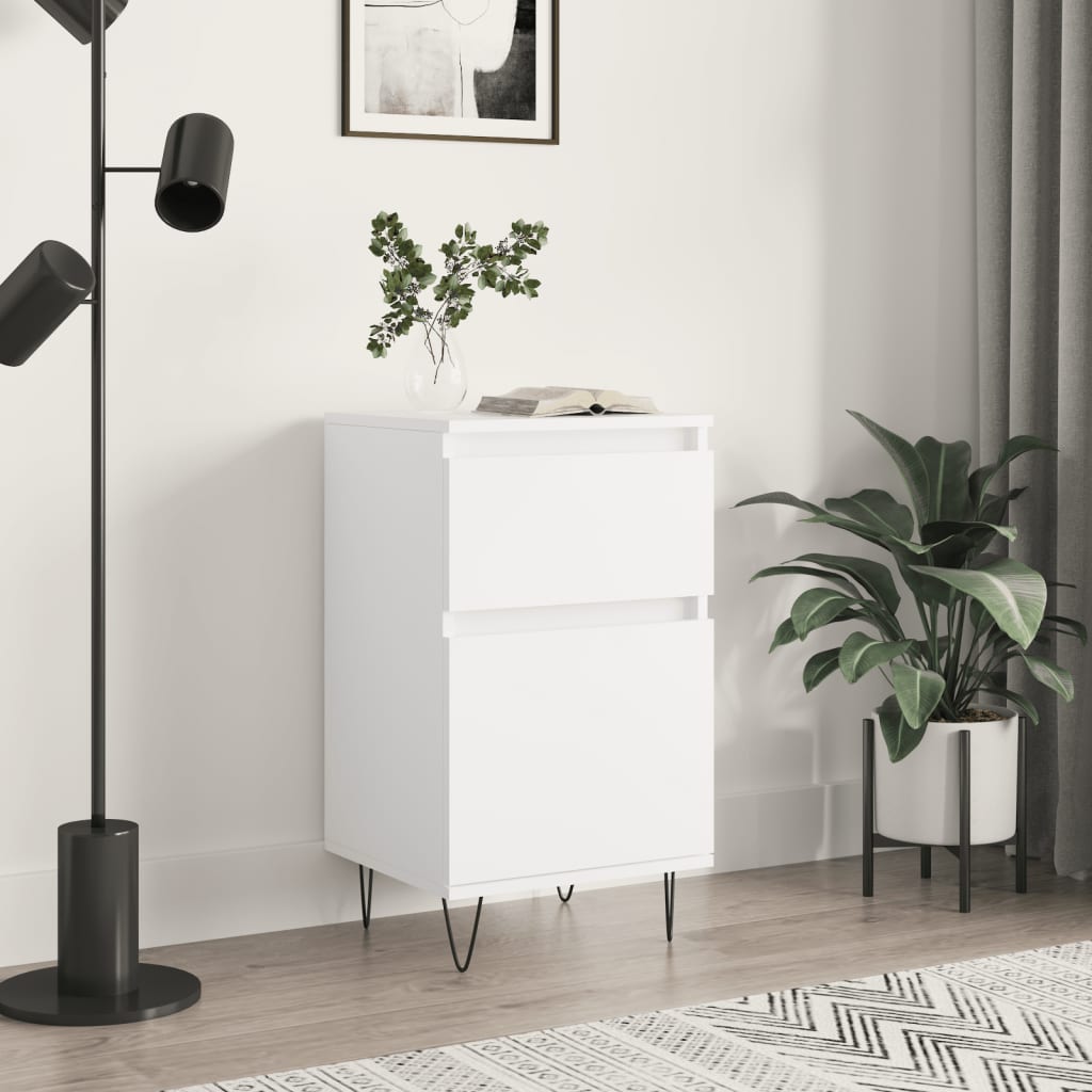 Sideboard White 40x35x70 cm Engineered Wood