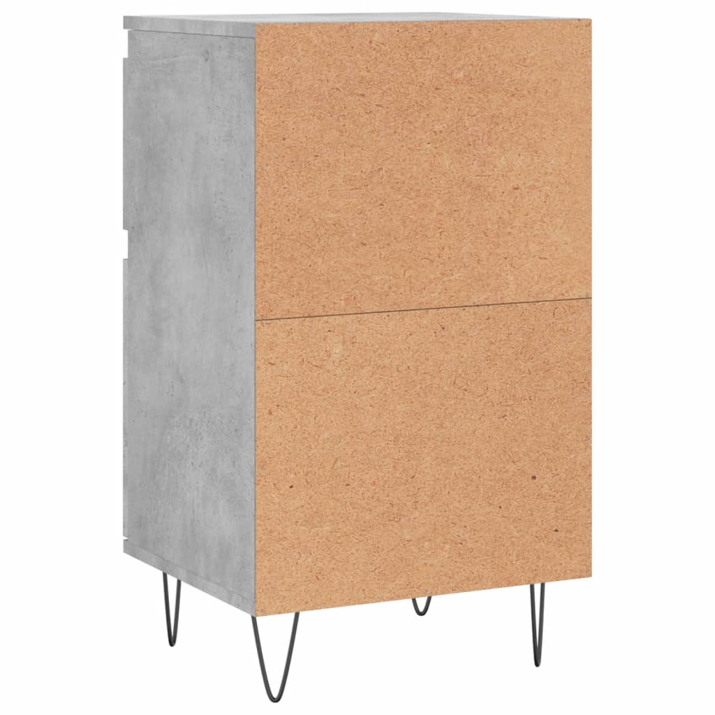 Sideboards 2 pcs Concrete Grey 40x35x70 cm Engineered Wood