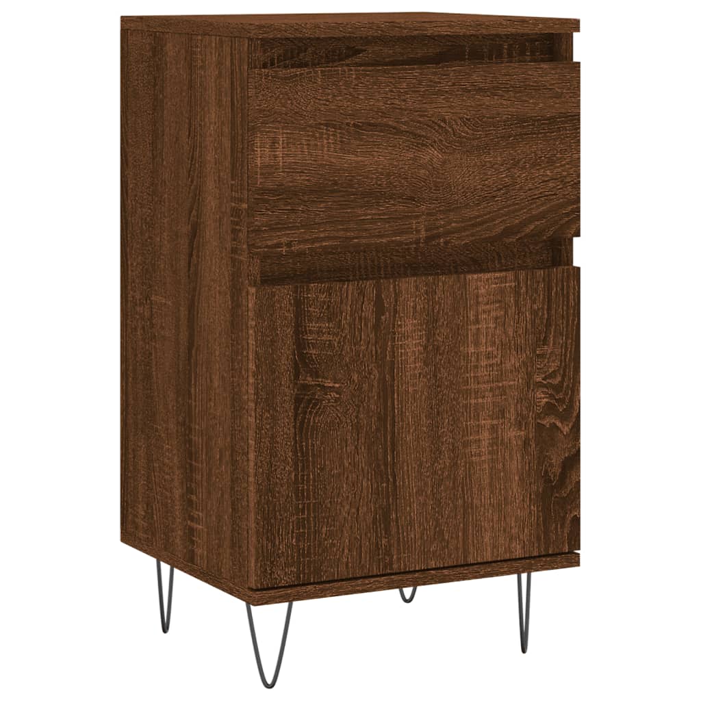Sideboards 2 pcs Brown Oak 40x35x70 cm Engineered Wood