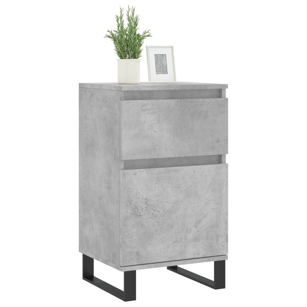 Sideboard Concrete Grey 40x35x70 cm Engineered Wood