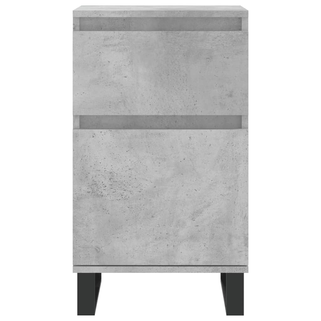 Sideboards 2 pcs Concrete Grey 40x35x70 cm Engineered Wood