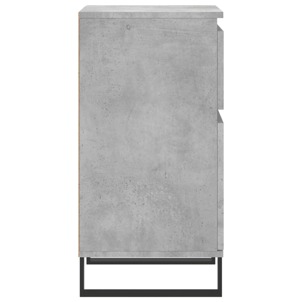 Sideboards 2 pcs Concrete Grey 40x35x70 cm Engineered Wood