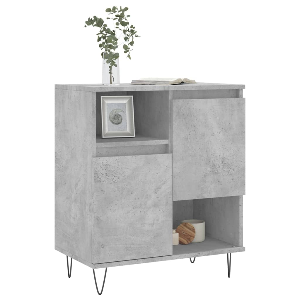 Sideboard Concrete Grey 60x35x70 cm Engineered Wood