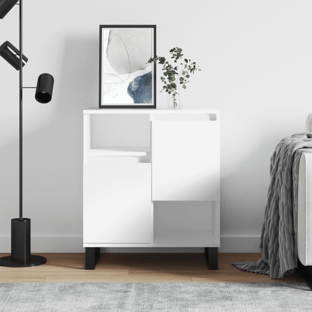 Sideboard White 60x35x70 cm Engineered Wood