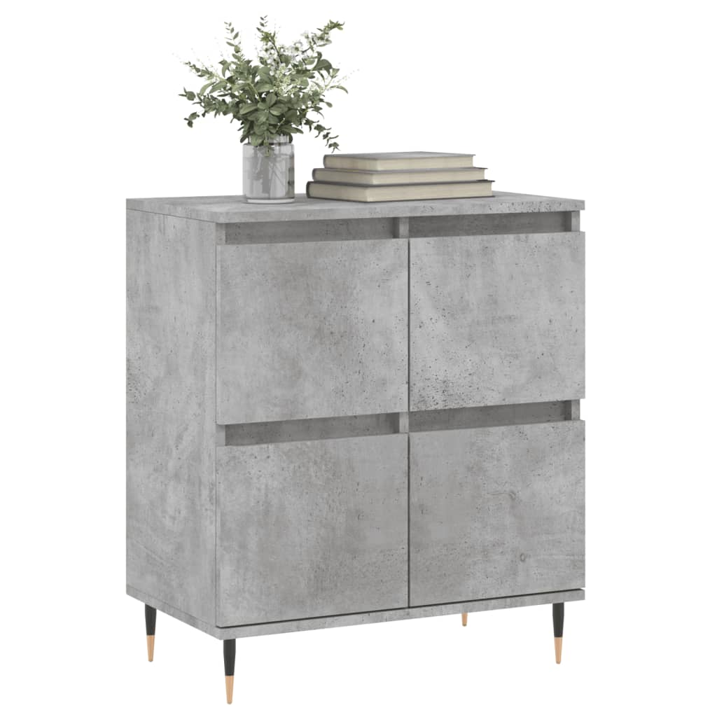 Sideboard Concrete Grey 60x35x70 cm Engineered Wood