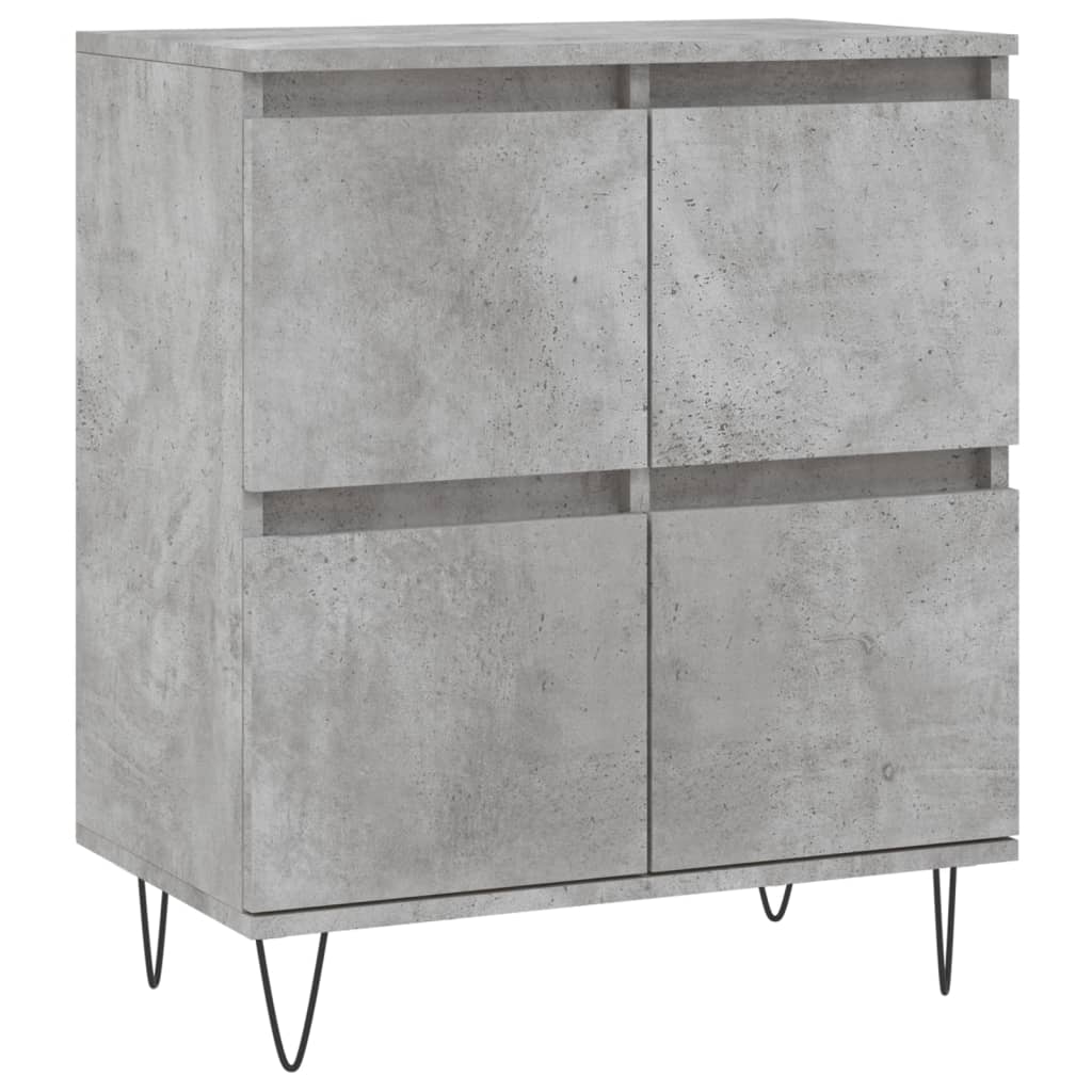 Sideboard Concrete Grey 60x35x70 cm Engineered Wood