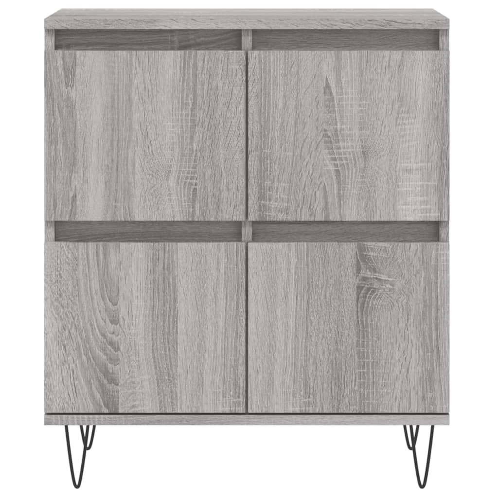 Sideboard Grey Sonoma 60x35x70 cm Engineered Wood