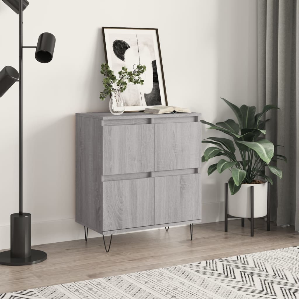 Sideboard Grey Sonoma 60x35x70 cm Engineered Wood