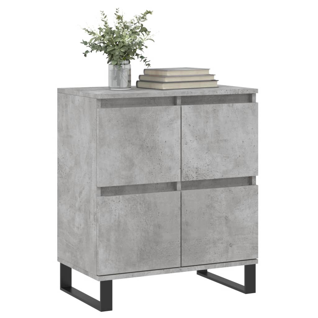 Sideboard Concrete Grey 60x35x70 cm Engineered Wood