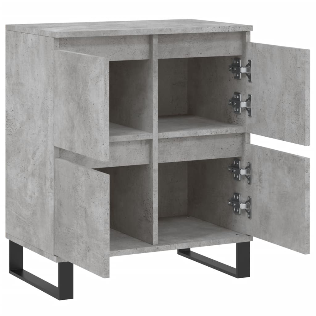 Sideboard Concrete Grey 60x35x70 cm Engineered Wood