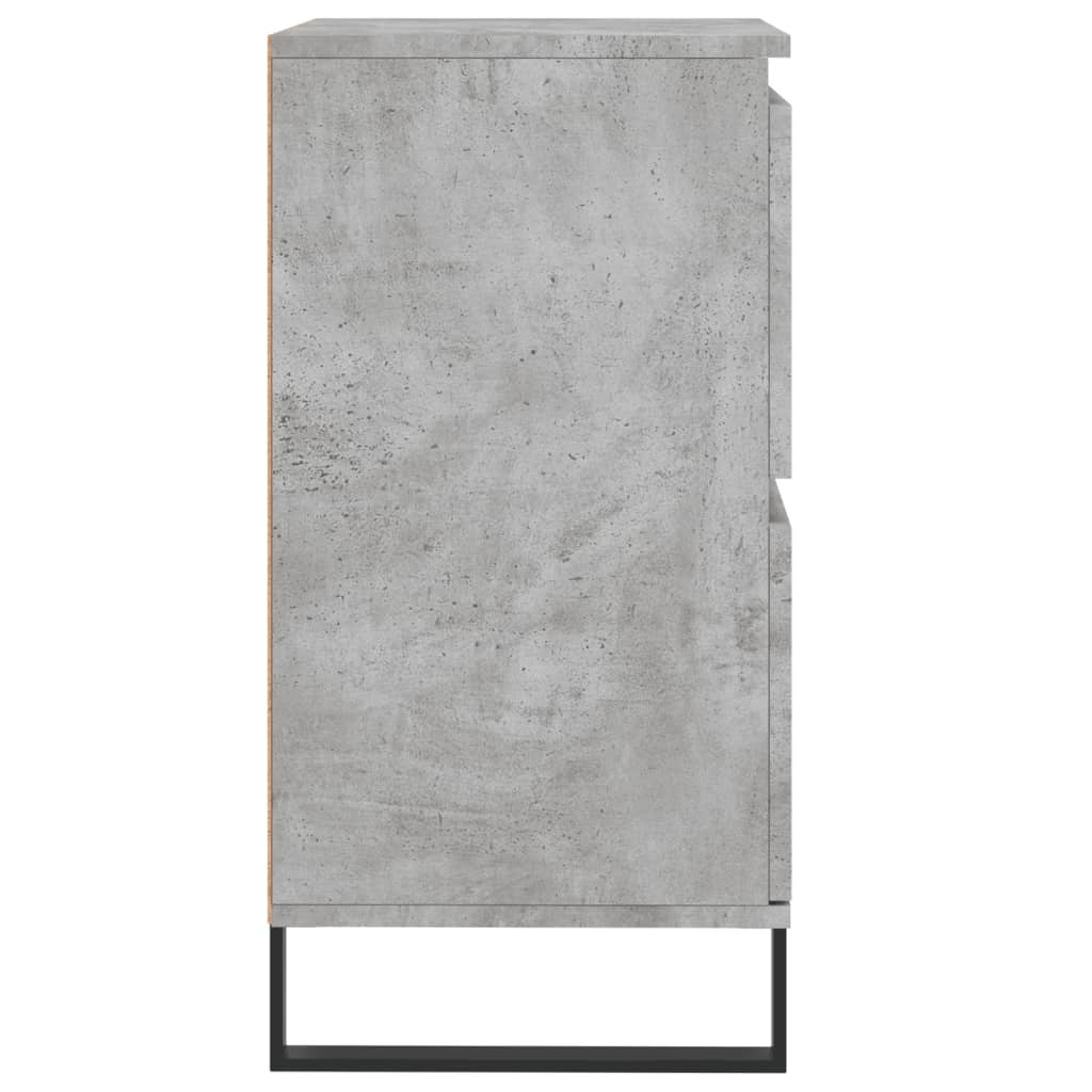 Sideboard Concrete Grey 60x35x70 cm Engineered Wood
