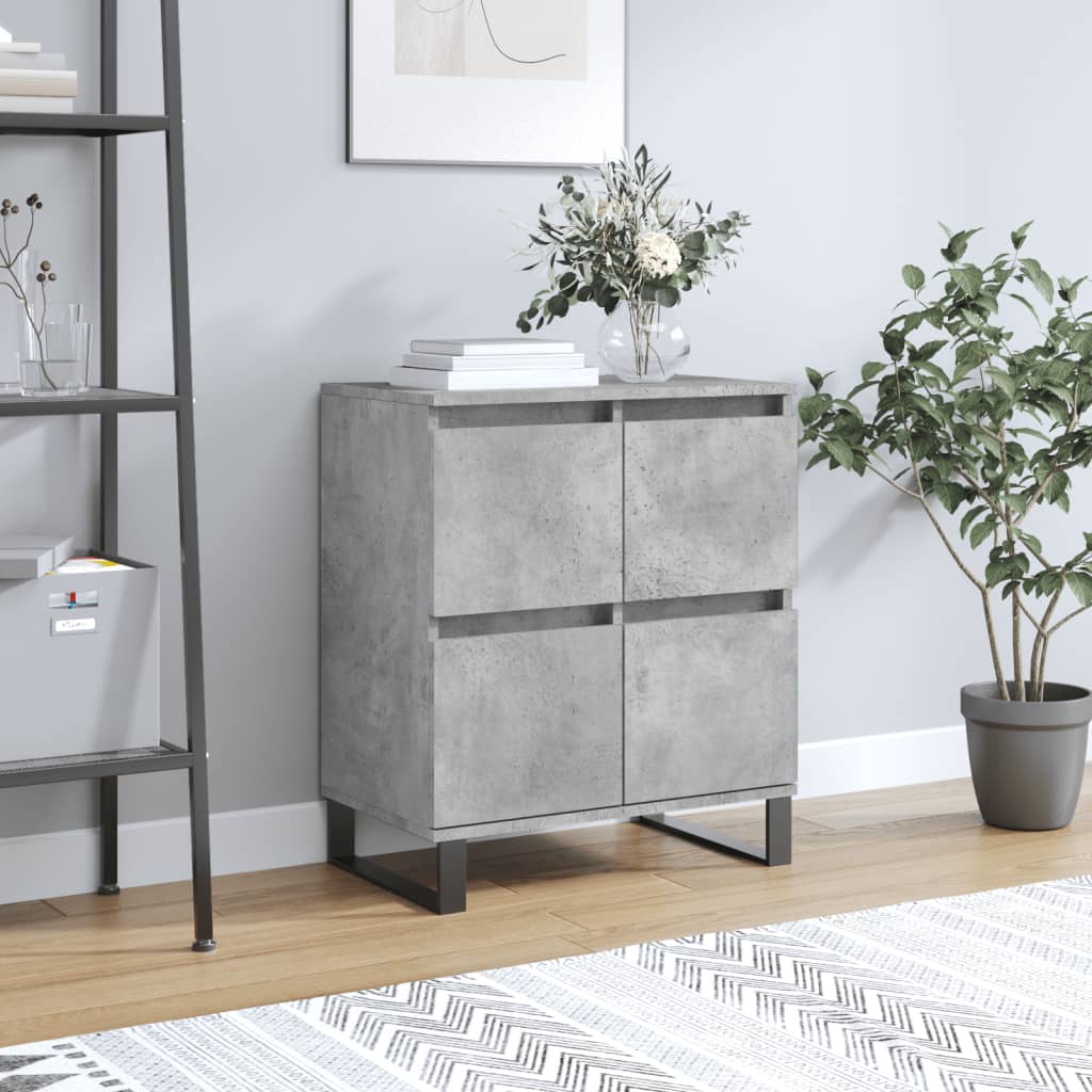 Sideboard Concrete Grey 60x35x70 cm Engineered Wood