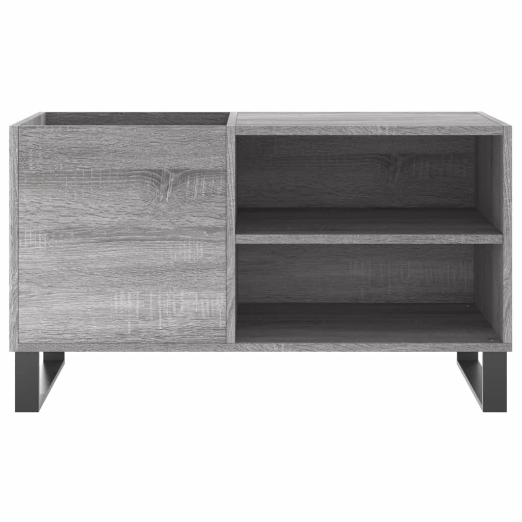 Record Cabinet Grey Sonoma 85x38x48 cm Engineered Wood