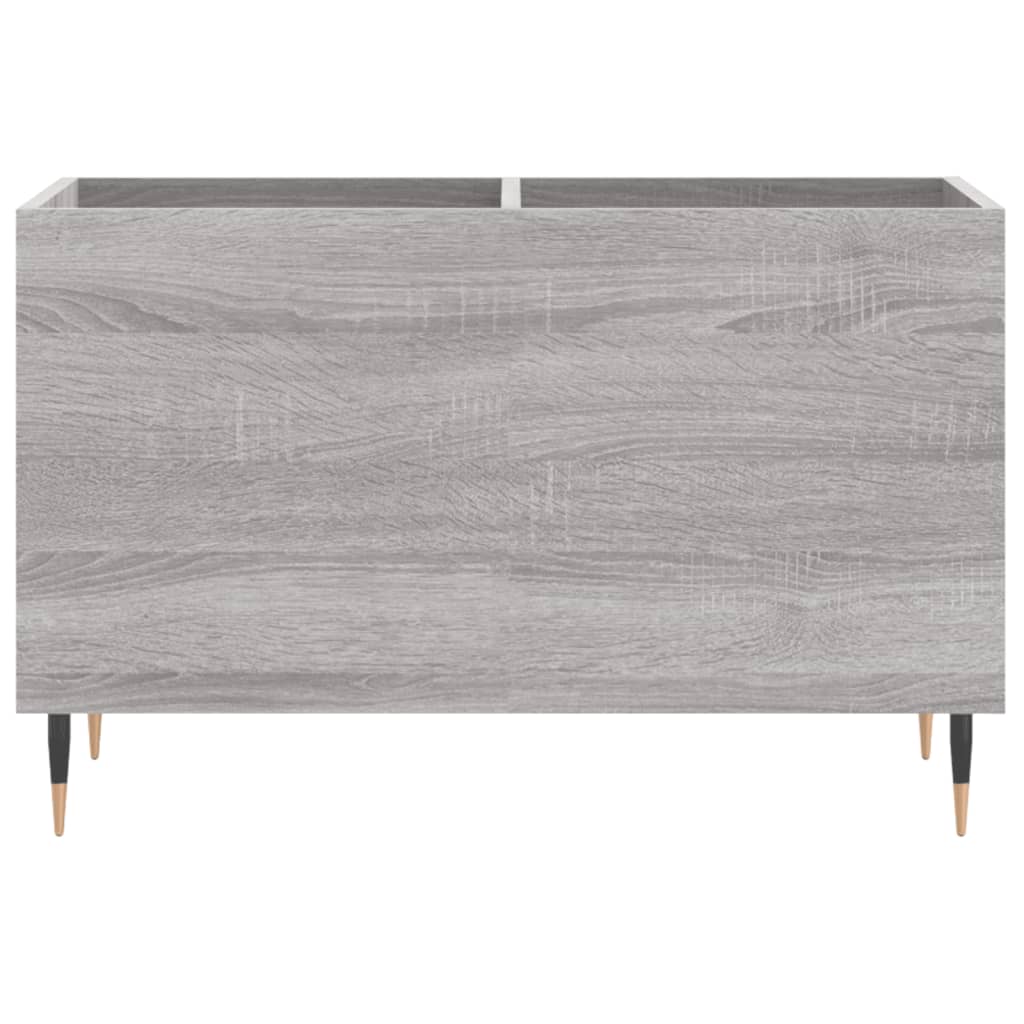Record Cabinet Grey Sonoma 74.5x38x48 cm Engineered Wood