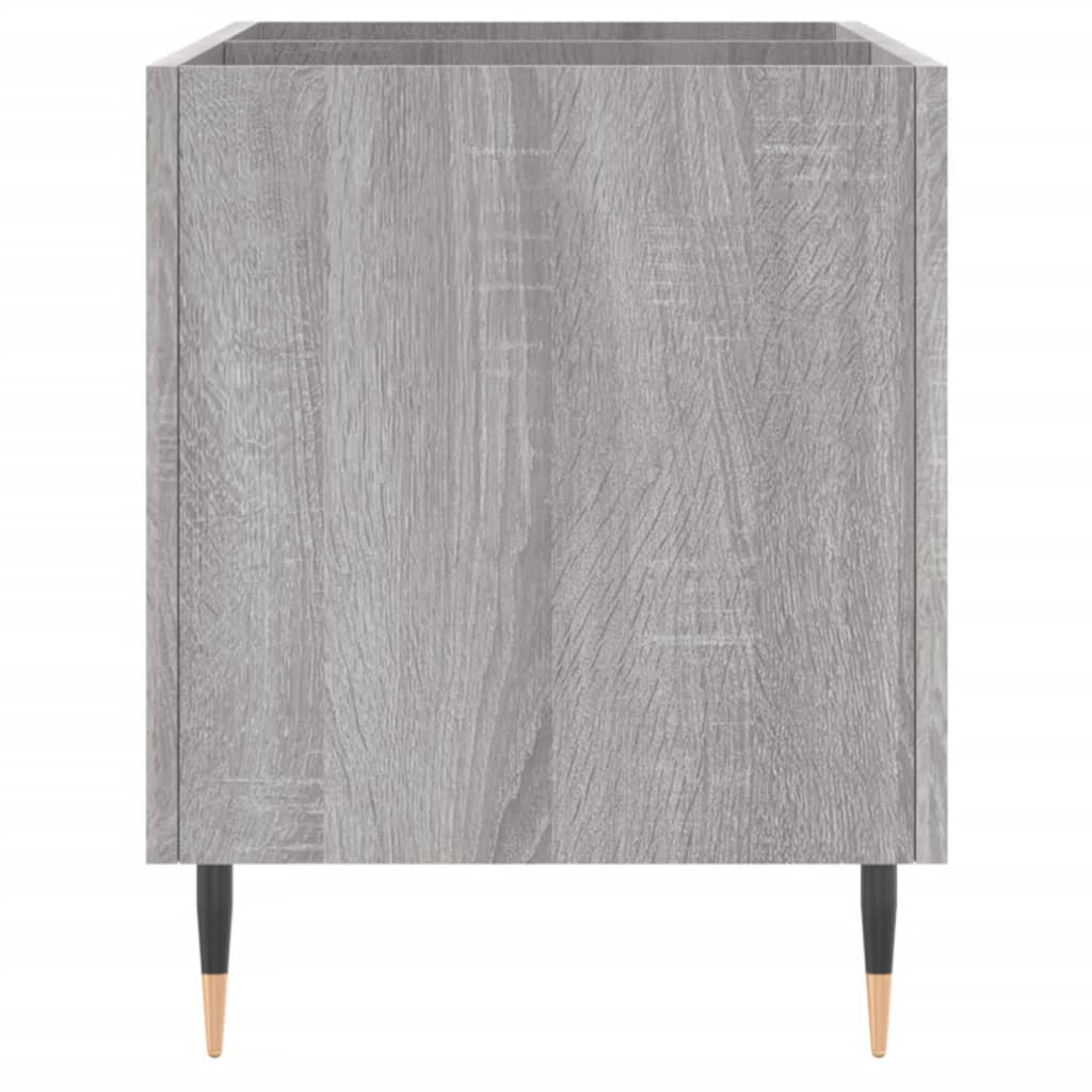 Record Cabinet Grey Sonoma 74.5x38x48 cm Engineered Wood