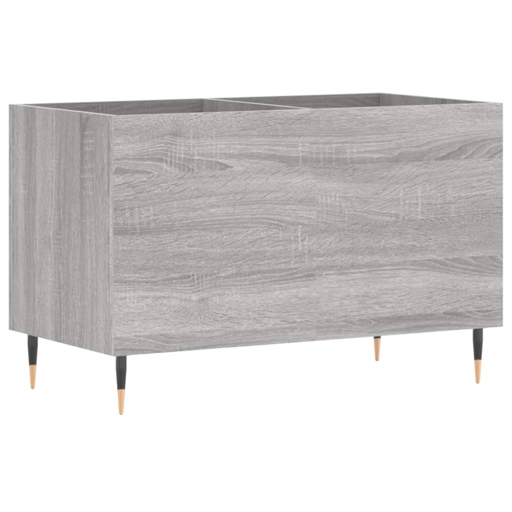 Record Cabinet Grey Sonoma 74.5x38x48 cm Engineered Wood