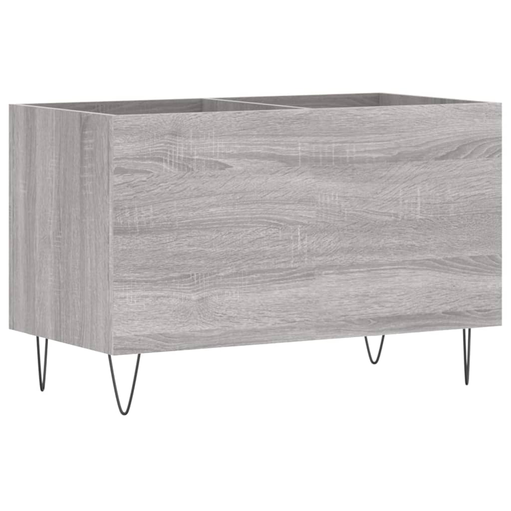 Record Cabinet Grey Sonoma 74.5x38x48 cm Engineered Wood