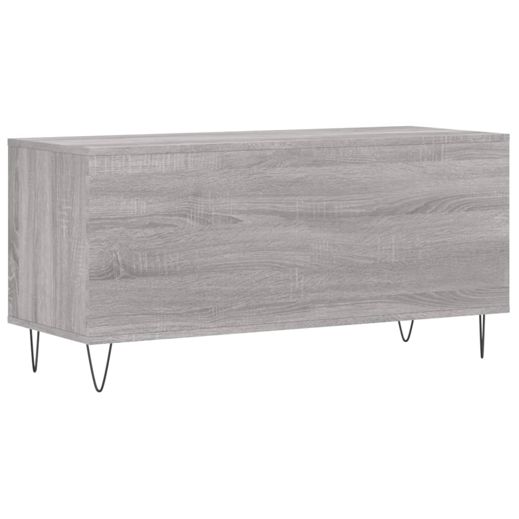 Record Cabinet Grey Sonoma 100x38x48 cm Engineered Wood