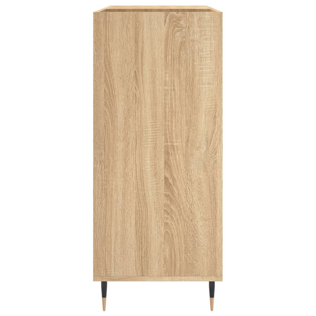 Record Cabinet Sonoma Oak 84.5x38x89 cm Engineered Wood