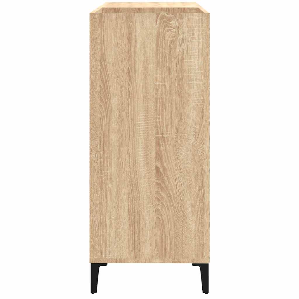 Record Cabinet Sonoma Oak 84.5x38x89 cm Engineered Wood