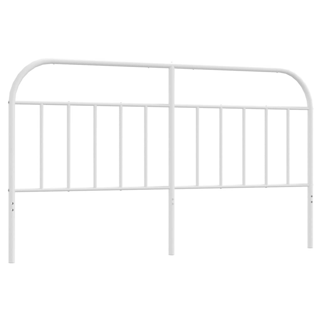 Metal Headboard White 180 cm