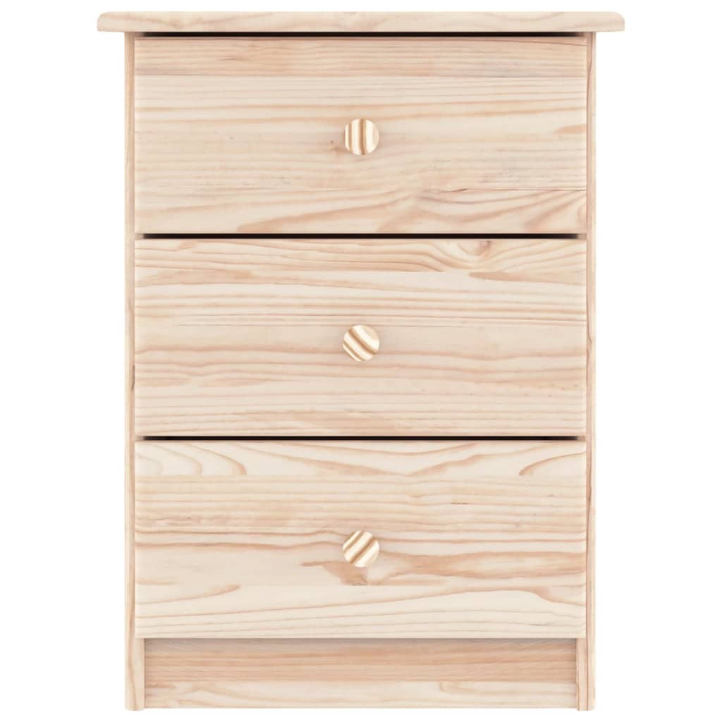 Bedside Cabinet ALTA 41x35x55 cm Solid Wood Pine