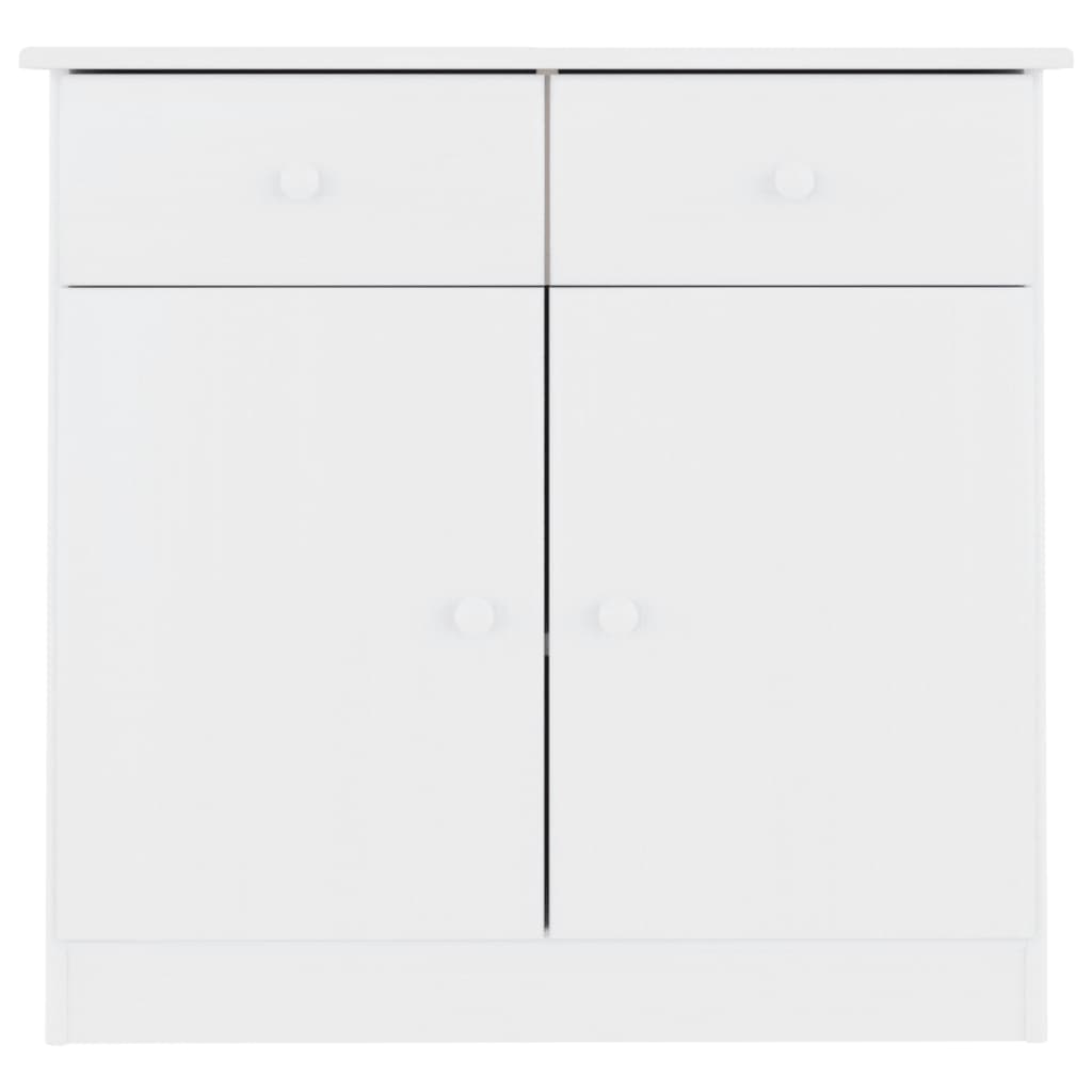 Sideboard ALTA White 77x35x73 cm Solid Wood Pine