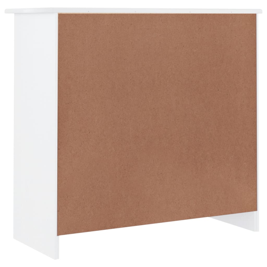 Sideboard ALTA White 77x35x73 cm Solid Wood Pine