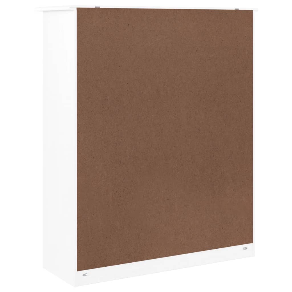 Dresser Top ALTA White 77x30x92 cm Solid Wood Pine