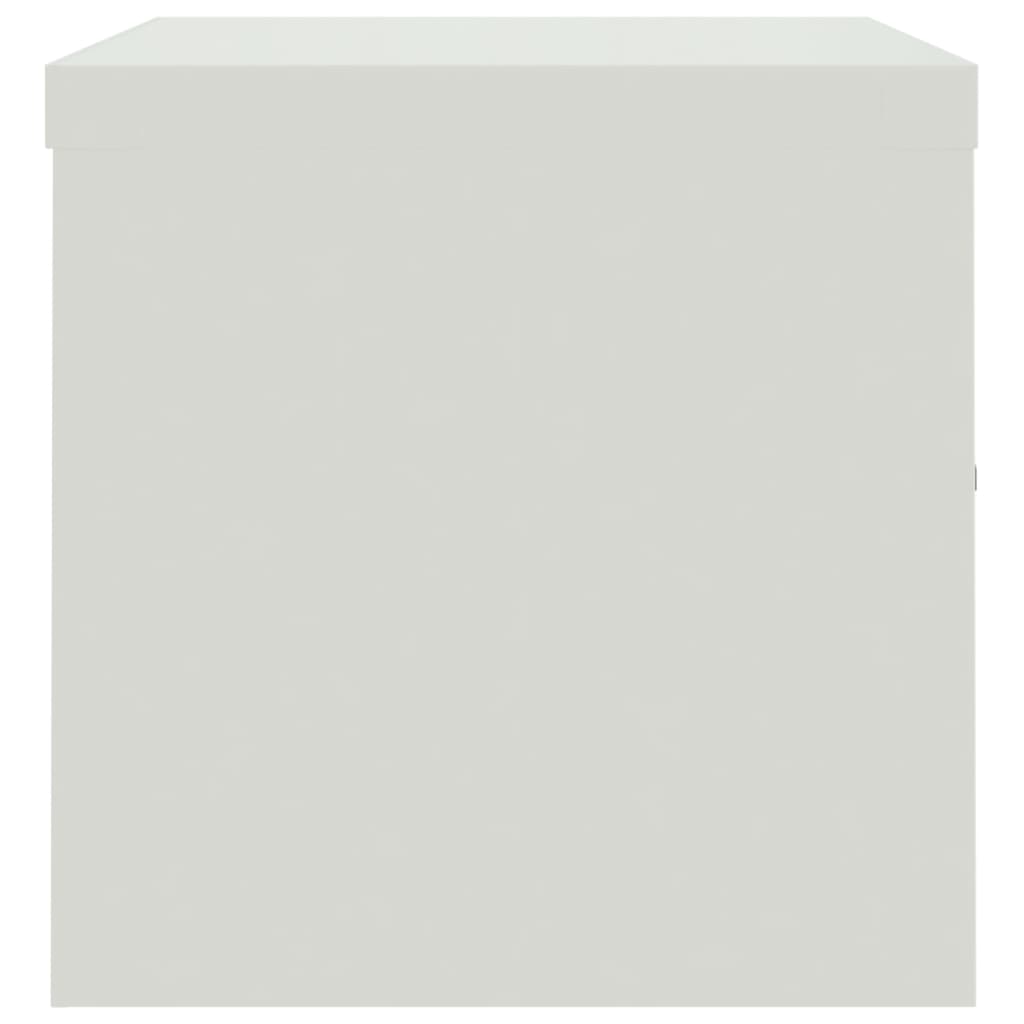 File Cabinet Light Grey 90x40x40 cm Steel
