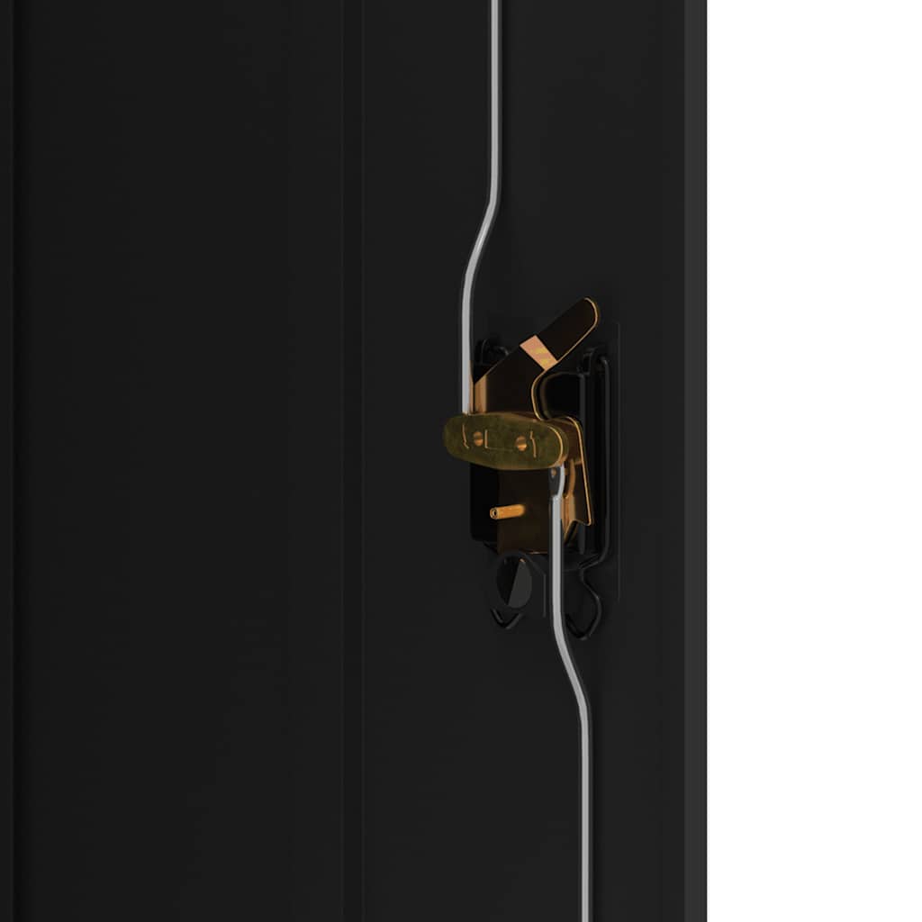 File Cabinet Black 90x40x70 cm Steel