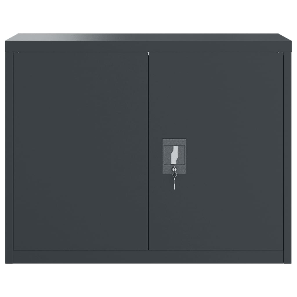 File Cabinet Anthracite 90x40x70 cm Steel
