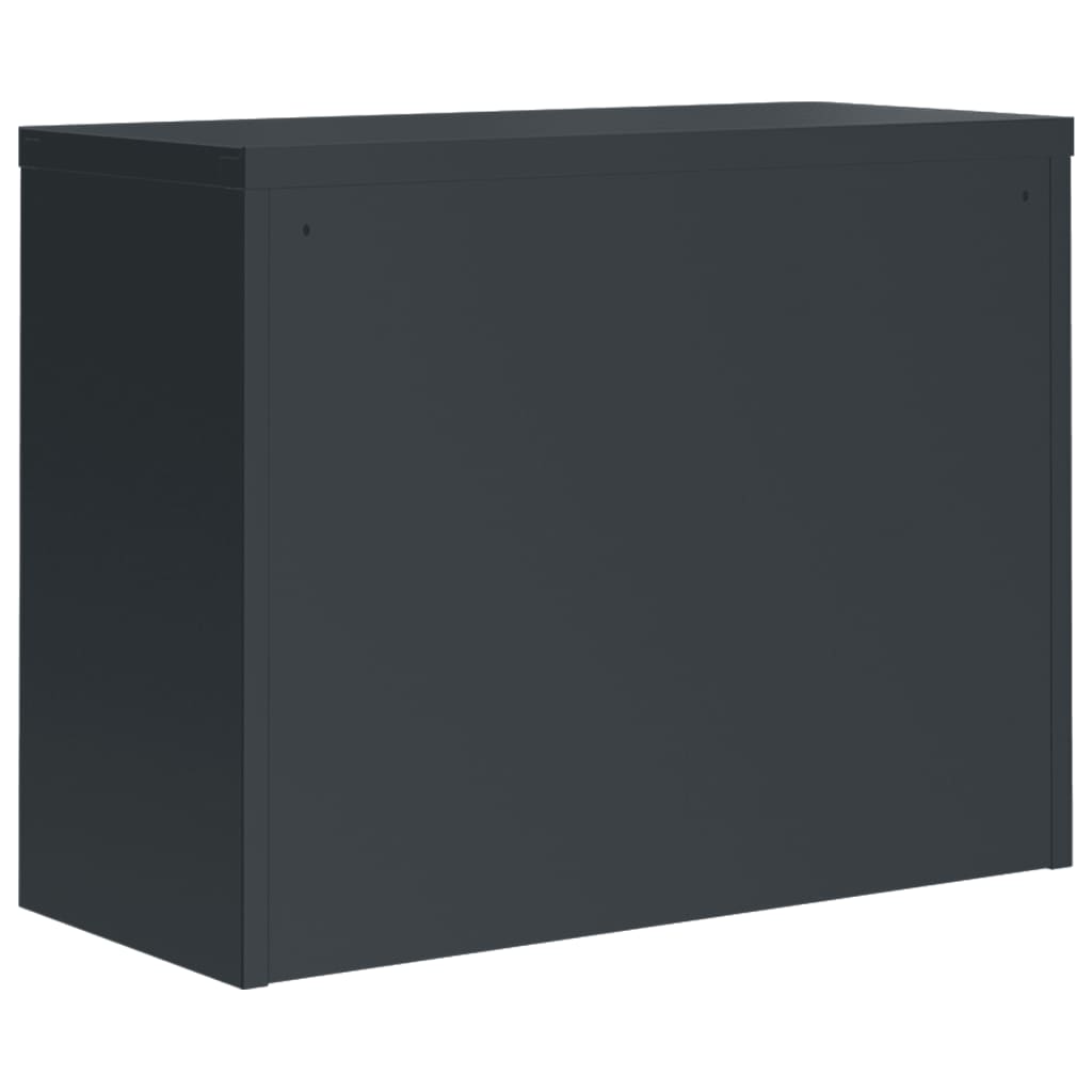 File Cabinet Anthracite 90x40x70 cm Steel