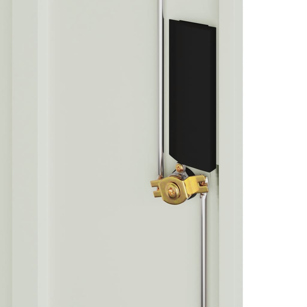 File Cabinet Light Grey 79x40x90 cm Steel