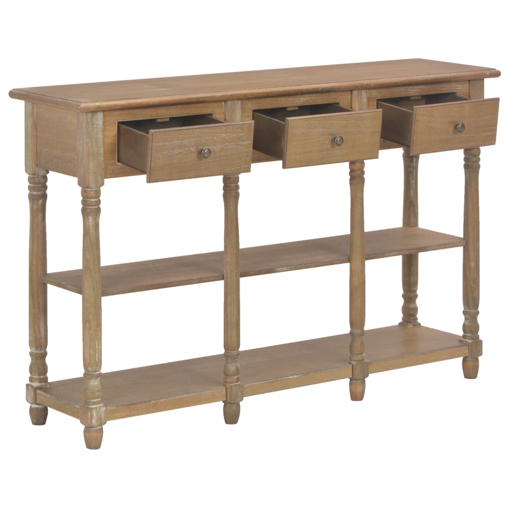 Console Table 110x30x76cm Engineered Wood