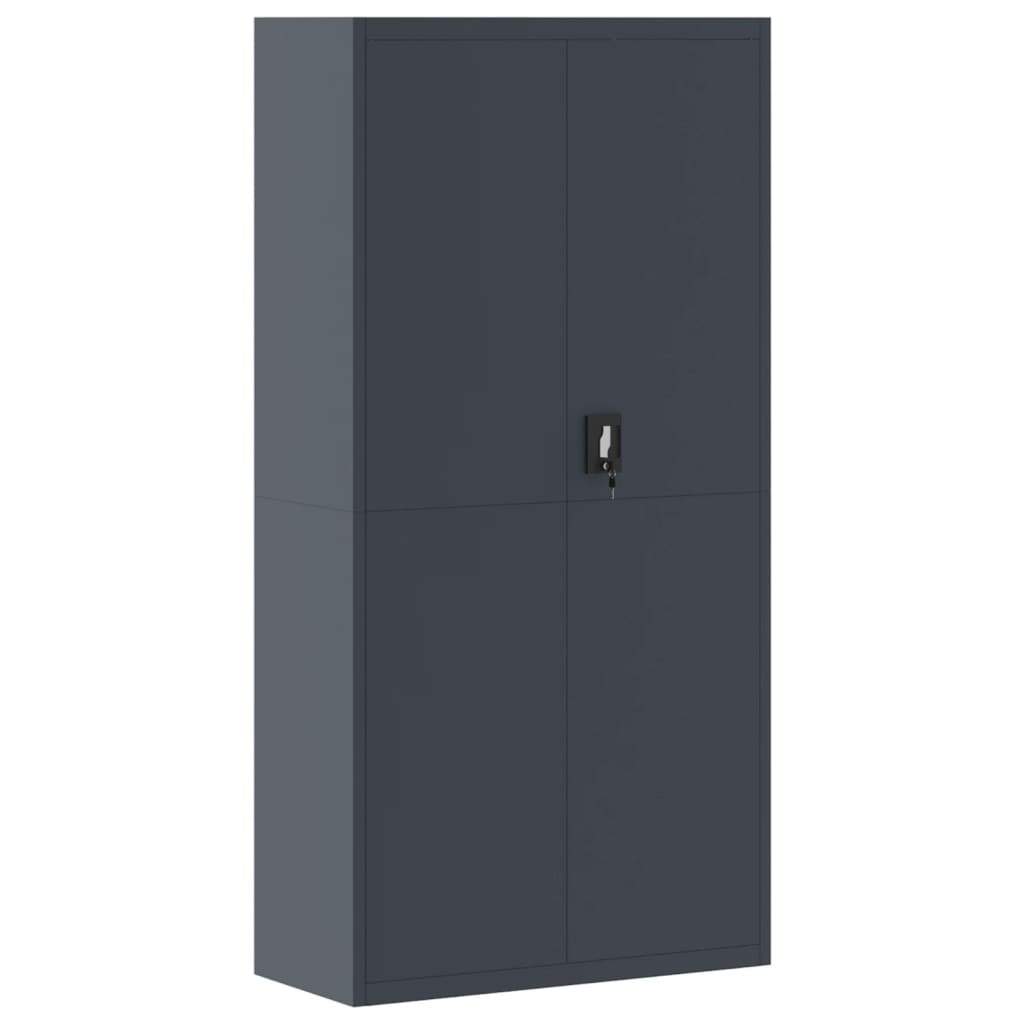 File Cabinet Anthracite 90x40x220 cm Steel