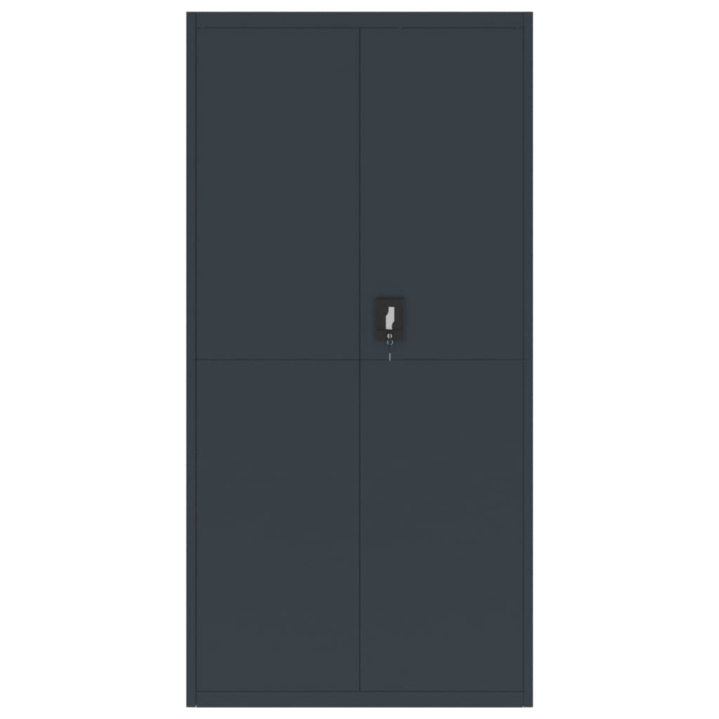 File Cabinet Anthracite 90x40x220 cm Steel