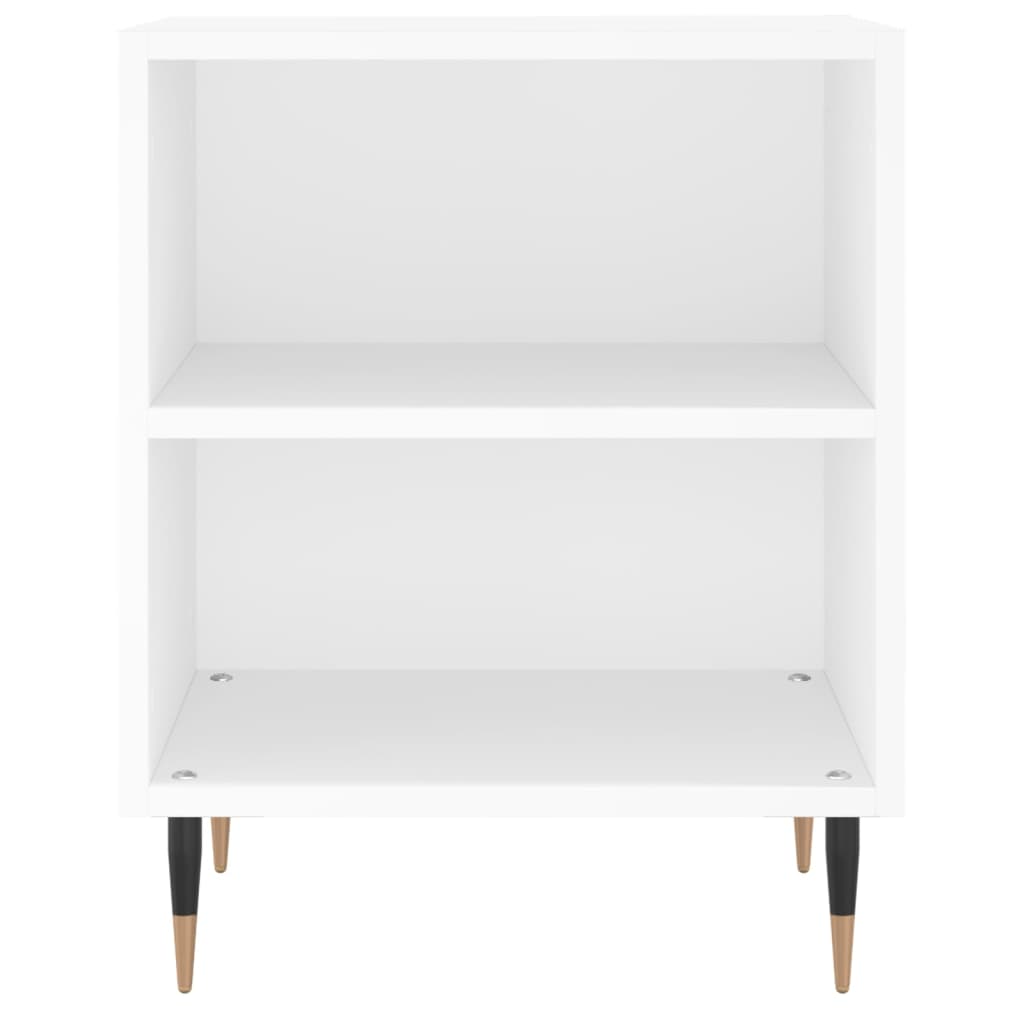 Bedside Cabinets 2 pcs White 40x30x50 cm Engineered Wood