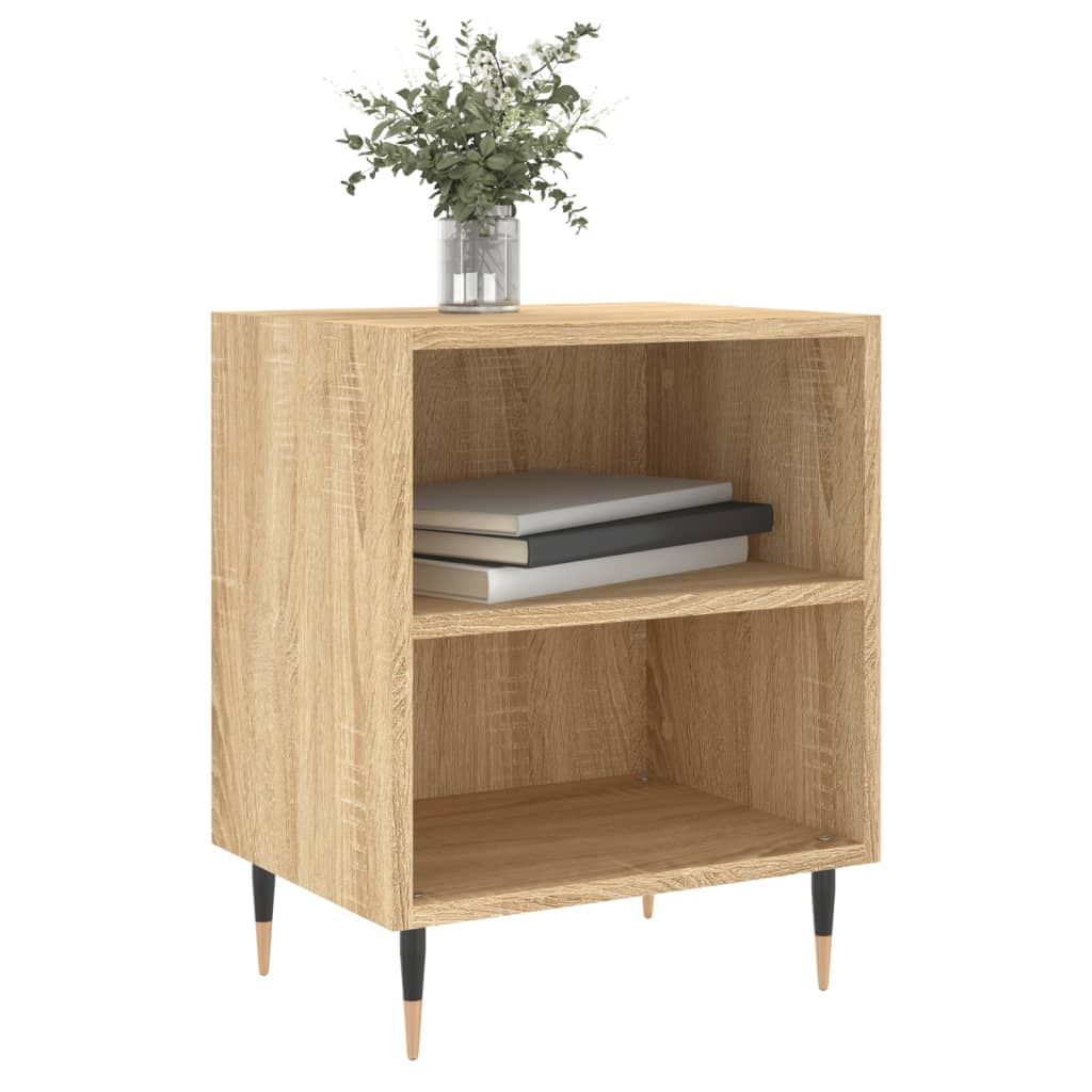 Bedside Cabinets 2 pcs Sonoma Oak 40x30x50 cm Engineered Wood