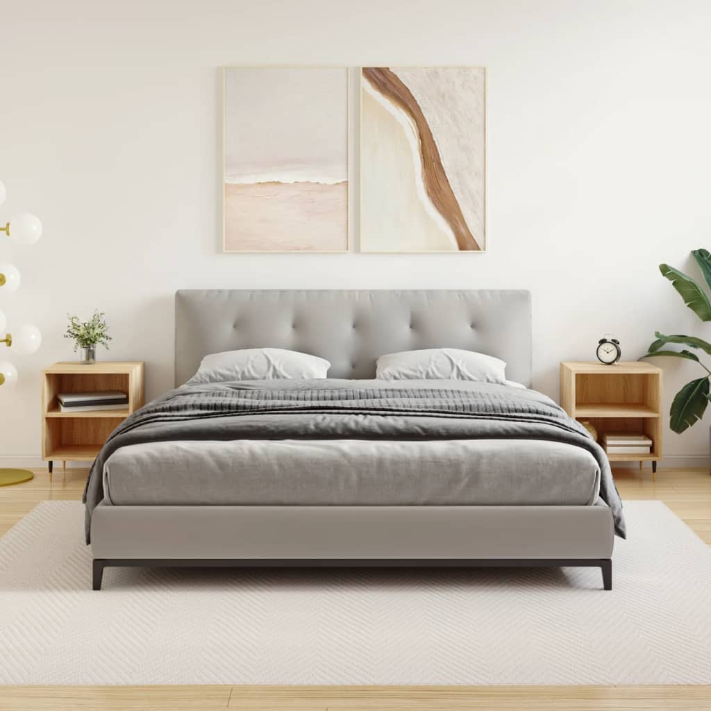 Bedside Cabinets 2 pcs Sonoma Oak 40x30x50 cm Engineered Wood