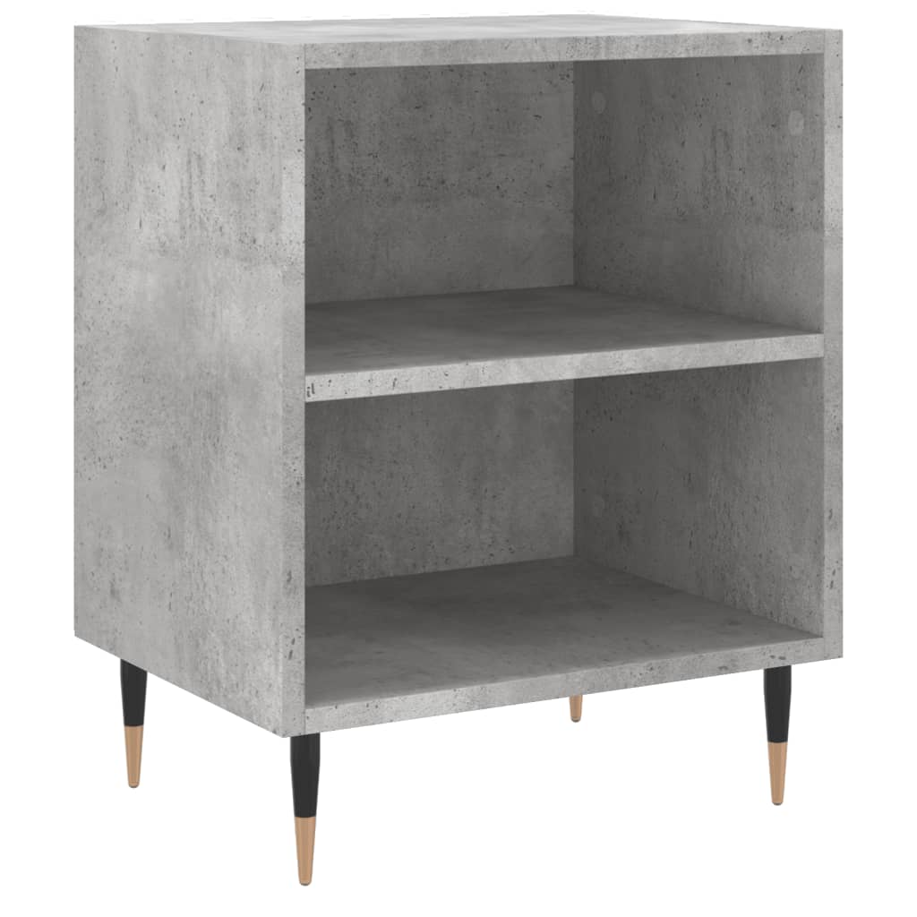 Bedside Cabinets 2 pcs Concrete Grey 40x30x50 cm Engineered Wood