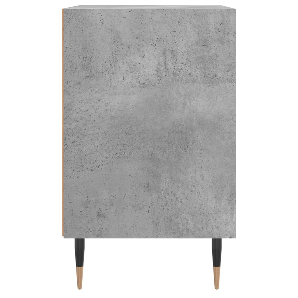Bedside Cabinets 2 pcs Concrete Grey 40x30x50 cm Engineered Wood