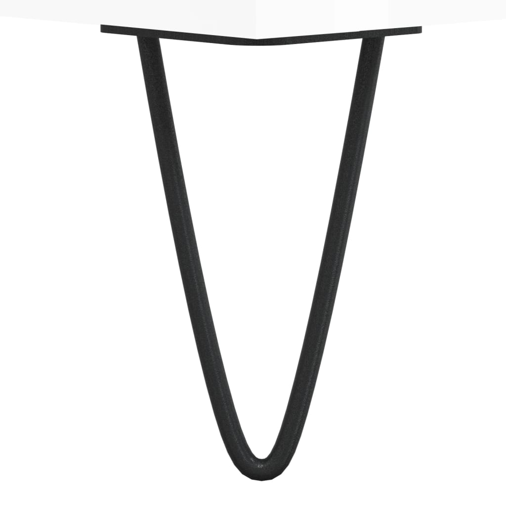 Bedside Cabinet High Gloss White 40x30x50 cm Engineered Wood